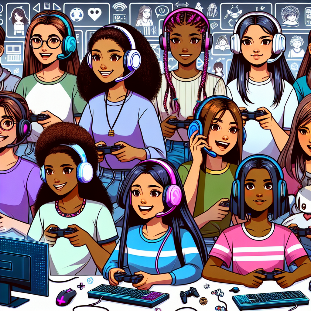 Exploring the Thriving Community of Girls in Online Gaming